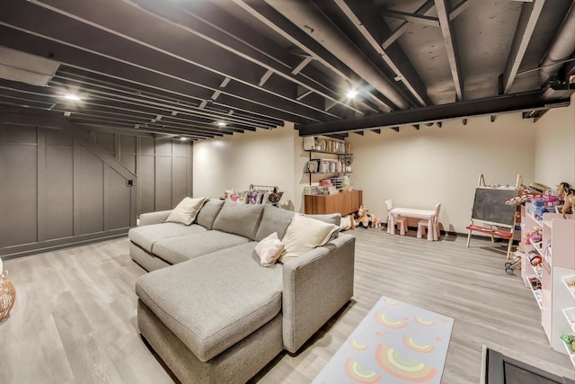 1480 Briar Cv, Wheaton, IL 60189 - living room with light wood finished floors