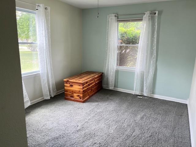 114 Dante Ct, Shorewood, IL 60404 - unfurnished bedroom with carpet floors, multiple windows, and baseboards