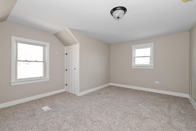 9841 Cook Ave, Oak Lawn, IL 60453 - bonus room with carpet, lofted ceiling, and baseboards