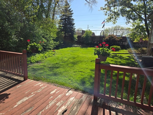 608 N Craig Pl, Addison, IL 60101 - view of wooden deck