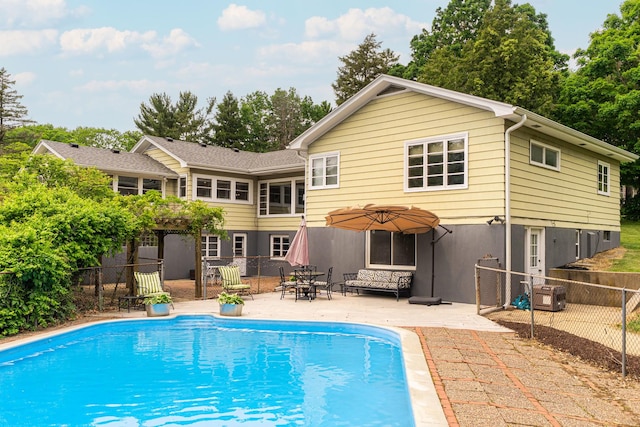 707 Coolidge Pl, Rockford, IL 61107 - back of house with a patio area, a fenced backyard, and central air condition unit