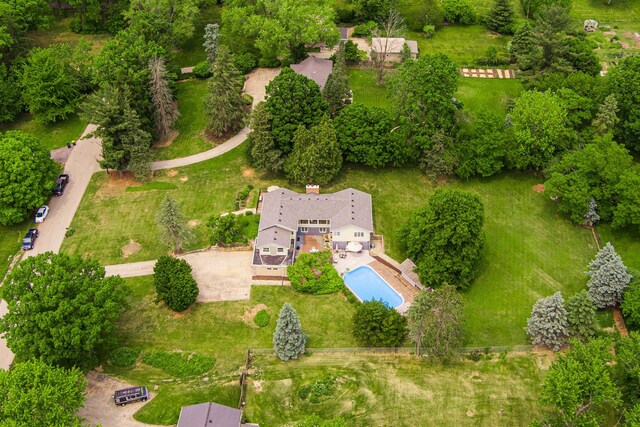 707 Coolidge Pl, Rockford, IL 61107 - bird's eye view of a pool