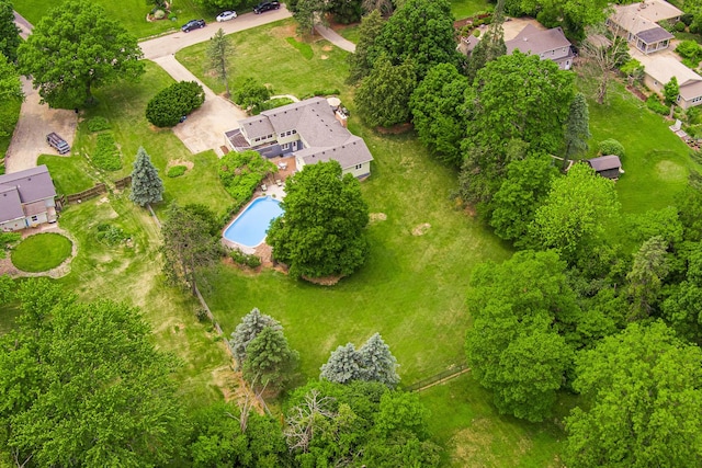 707 Coolidge Pl, Rockford, IL 61107 - aerial view of property and surrounding area with a pool area