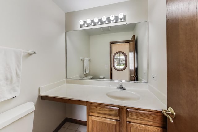 1492 Della Dr, Hoffman Estates, IL 60169 - bathroom featuring vanity and tile patterned floors