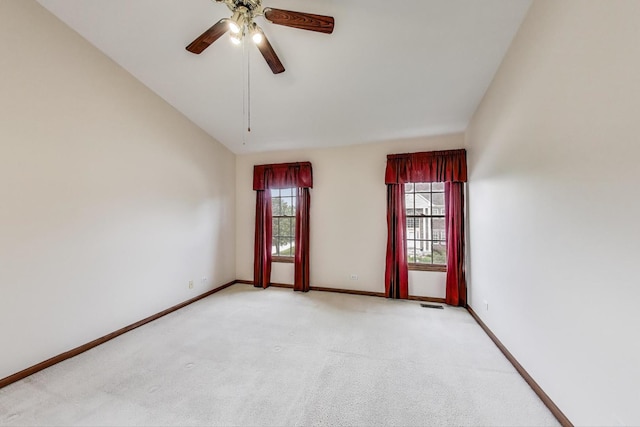 1492 Della Dr, Hoffman Estates, IL 60169 - spare room with ceiling fan and light carpet