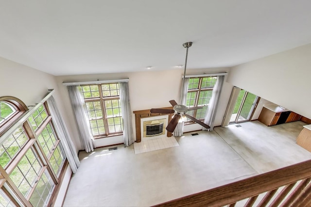 1492 Della Dr, Hoffman Estates, IL 60169 - living area featuring carpet