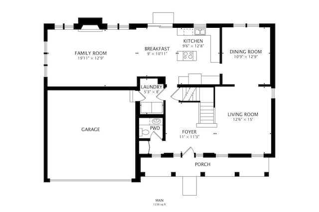 1492 Della Dr, Hoffman Estates, IL 60169 - view of home floor plan