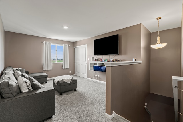 6012 Winterhaven Dr, Joliet, IL 60431 - carpeted living area featuring baseboards
