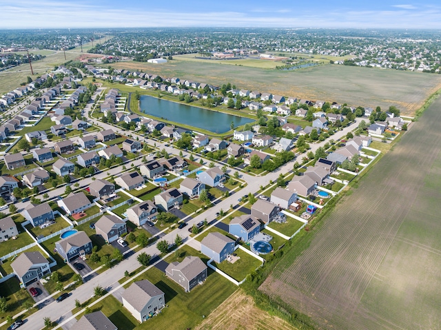 6012 Winterhaven Dr, Joliet, IL 60431 - aerial view of property's location with a large body of water and nearby suburban area