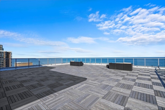 5757 N Sheridan Rd Unit 5J, Chicago, IL 60660 - view of patio with a water view