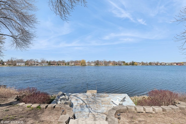 2212 High Point Dr, Lindenhurst, IL 60046 - water view with a dock