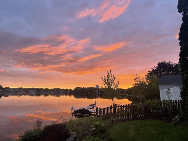 2212 High Point Dr, Lindenhurst, IL 60046 - dock with a water view and boat lift