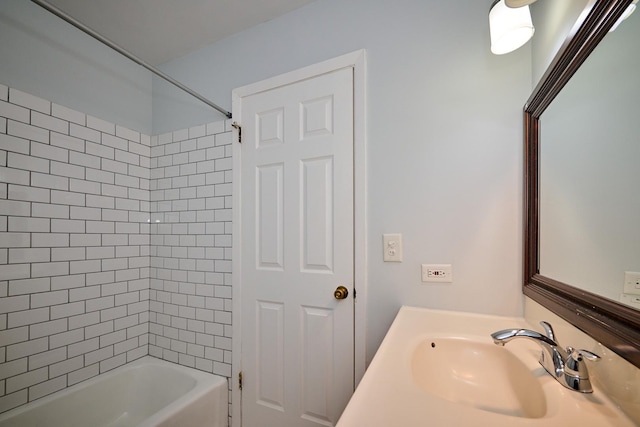 6256 Kit Carson Dr Unit 6256, Hanover Park, IL 60133 - bathroom featuring shower / bath combination and vanity