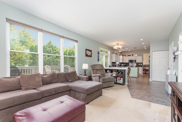 3518 Matisse Dr, Saint Charles, IL 60175 - living area with recessed lighting