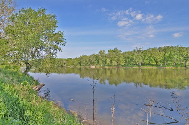 004 N 4201st Rd, Sheridan, IL 60551 - water view featuring a forest