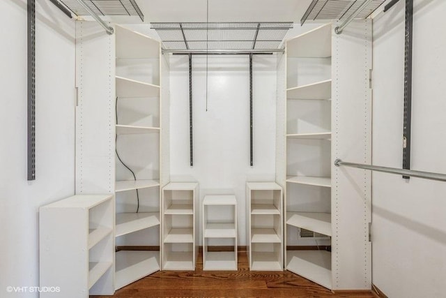 1029 Rain Tree Dr, Bolingbrook, IL 60440 - walk in closet with wood finished floors