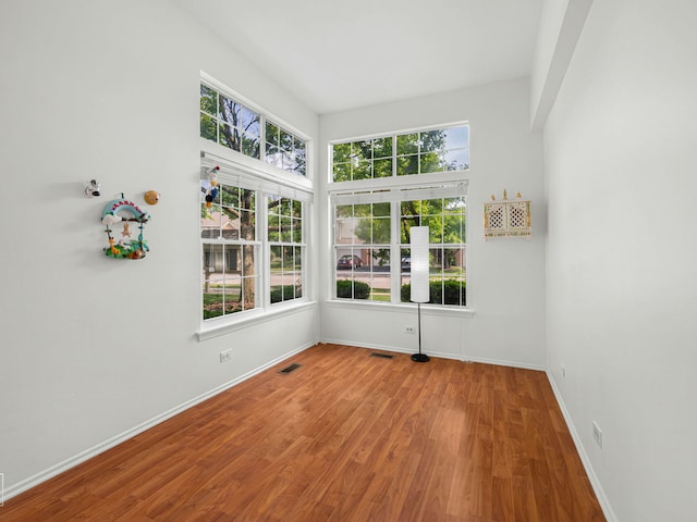 2349 County Farm Ln, Schaumburg, IL 60194 - empty room featuring wood finished floors and healthy amount of natural light