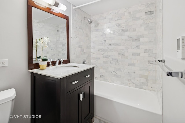 1 E Schiller St Unit 10B, Chicago, IL 60610 - full bathroom with toilet, vanity, and shower / washtub combination