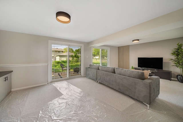 21W040 Monticello Rd, Lombard, IL 60148 - carpeted living area with baseboards