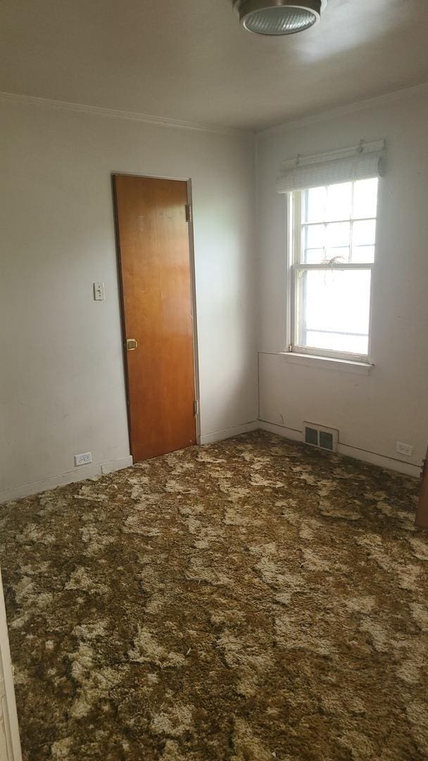 8214 S Yates Blvd, Chicago, IL 60617 - unfurnished room featuring crown molding and carpet