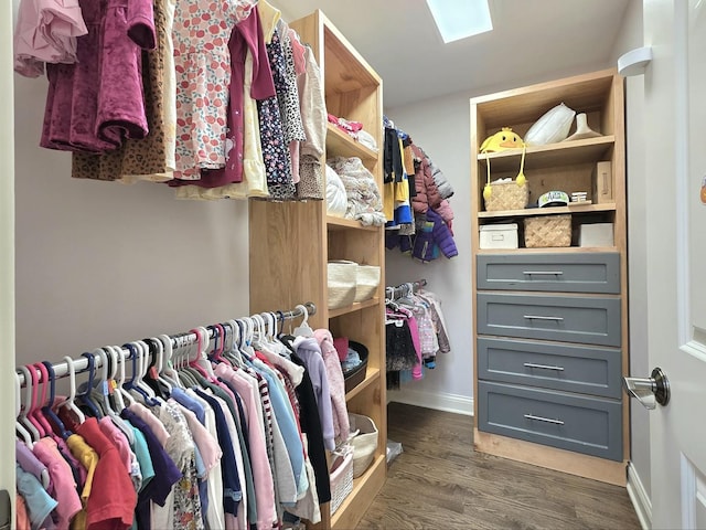 18545 S Marilynn Ct, Mokena, IL 60448 - walk in closet featuring wood finished floors