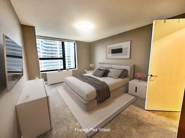 1160 S Michigan Ave Unit 2105, Chicago, IL 60605 - bedroom featuring carpet