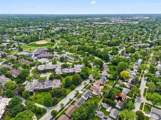 185 Mohawk Trl, Buffalo Grove, IL 60089 - aerial view of property and surrounding area