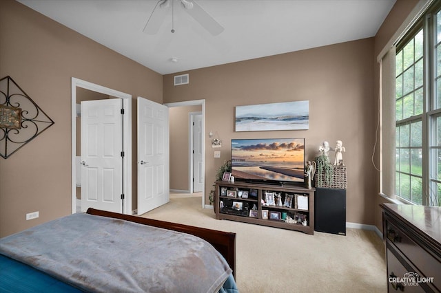 3319 Timbers Edge Cir, Joliet, IL 60431 - carpeted bedroom featuring baseboards and a ceiling fan