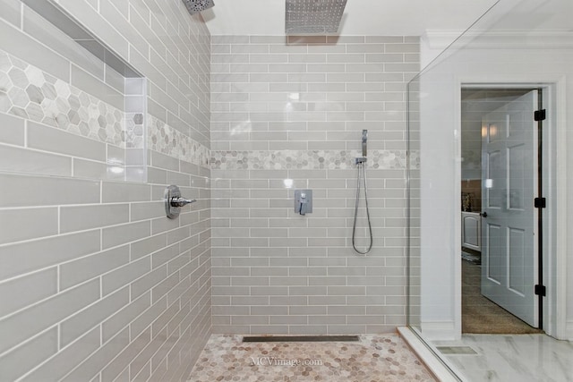 24255 Cropland Dr, Plainfield, IL 60544 - bathroom with a tile shower