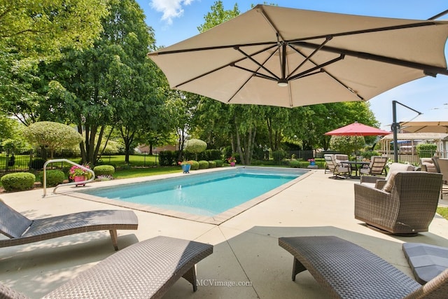 24255 Cropland Dr, Plainfield, IL 60544 - view of swimming pool featuring a patio