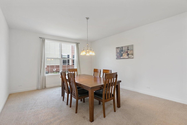 23521 N Sanctuary Club Dr, Kildeer, IL 60047 - dining area featuring light carpet and a chandelier
