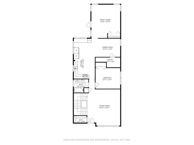 1933 N 75th Ave, Elmwood Park, IL 60707 - view of home floor plan