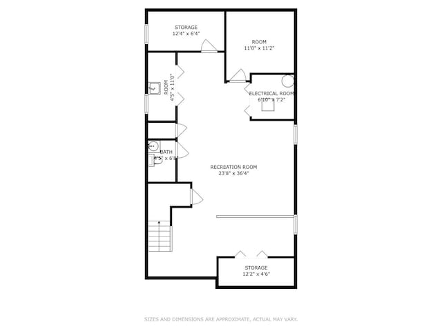 1933 N 75th Ave, Elmwood Park, IL 60707 - view of floor plan / room layout