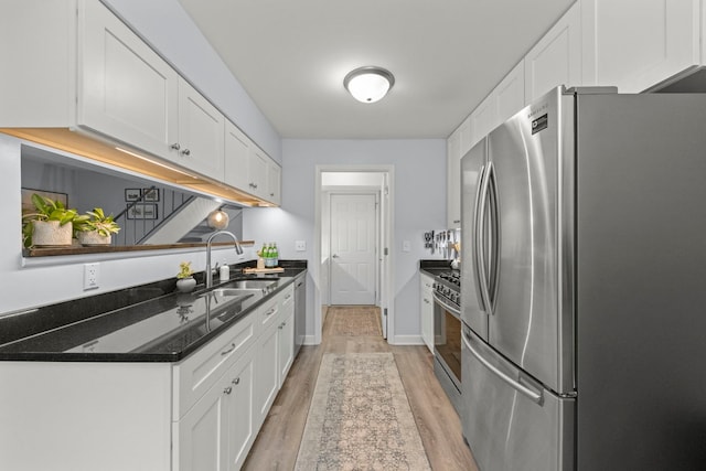 1693 Ashburn Ct Unit B, Wheaton, IL 60189 - kitchen featuring stainless steel appliances, a sink, white cabinets, and light wood finished floors