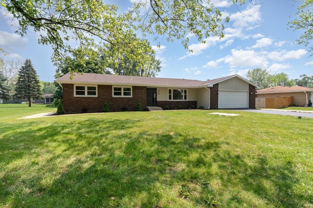 3100 Galena Dr, Joliet, IL 60435 - single story home with brick siding, driveway, and an attached garage