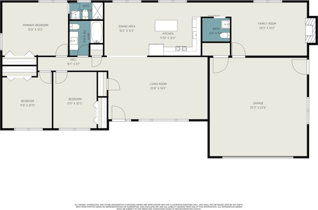 3100 Galena Dr, Joliet, IL 60435 - view of room layout