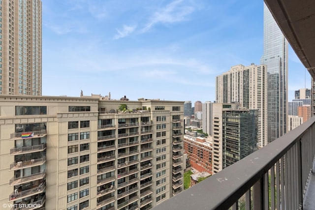 10 E Ontario St Unit 2806, Chicago, IL 60611 - balcony featuring a view of city