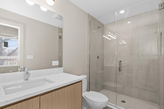6513 S Langley Ave, Chicago, IL 60637 - full bath with toilet, vanity, and a stall shower