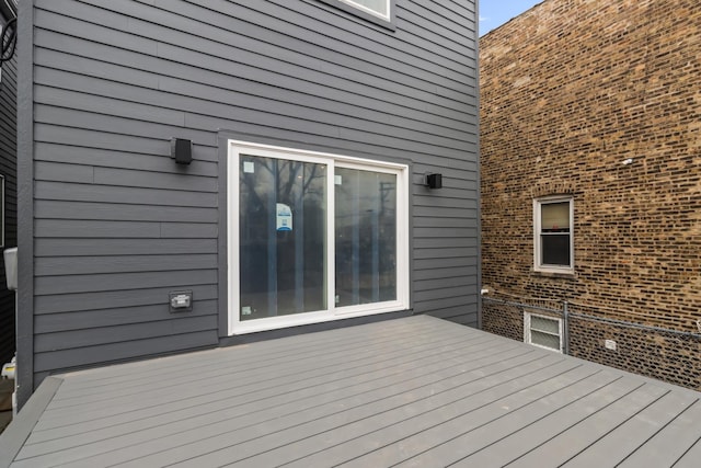 6513 S Langley Ave, Chicago, IL 60637 - view of wooden terrace