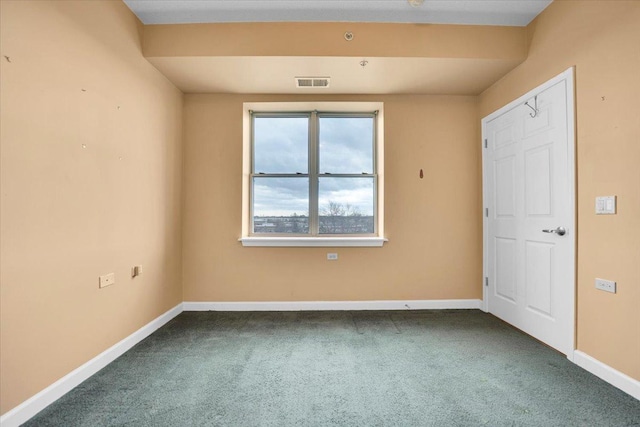 9355 Irving Park Rd Unit 506, Schiller Park, IL 60176 - unfurnished room featuring dark colored carpet and baseboards