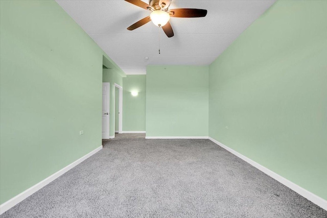 9355 Irving Park Rd Unit 506, Schiller Park, IL 60176 - carpeted empty room with ceiling fan and baseboards