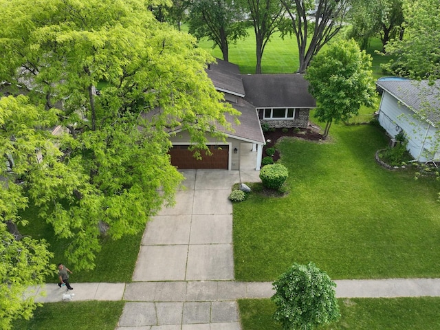 909 Aimtree Pl, Schaumburg, IL 60194 - view from above of property