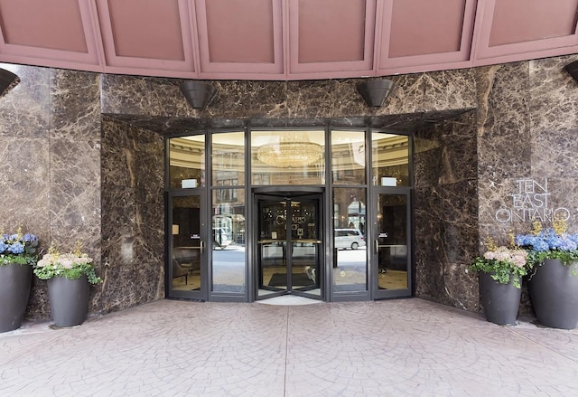 10 E Ontario St Unit 3609, Chicago, IL 60611 - view of exterior entry with a patio area