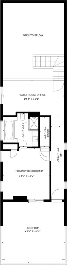 1344 W George St Unit 3, Chicago, IL 60657 - floor plan / room layout
