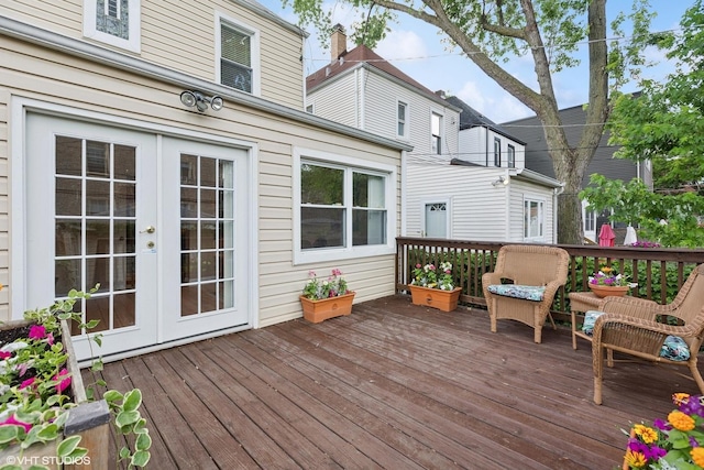 1513 W Highland Ave, Chicago, IL 60660 - deck featuring french doors
