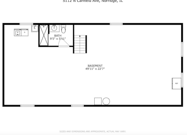 5112 N Canfield Ave, Norridge, IL 60706 - home floor plan