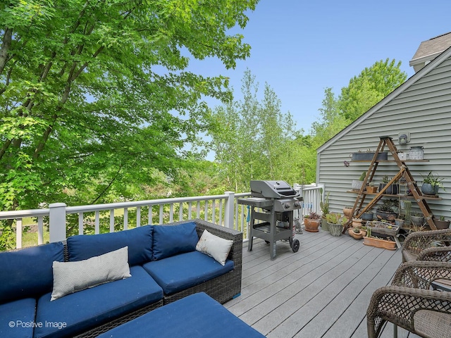 1016 Hummingbird Way, Bartlett, IL 60103 - wooden deck featuring an outdoor living space and area for grilling