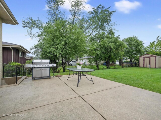 625 N Dupage Ave, Addison, IL 60101 - view of patio / terrace with a grill