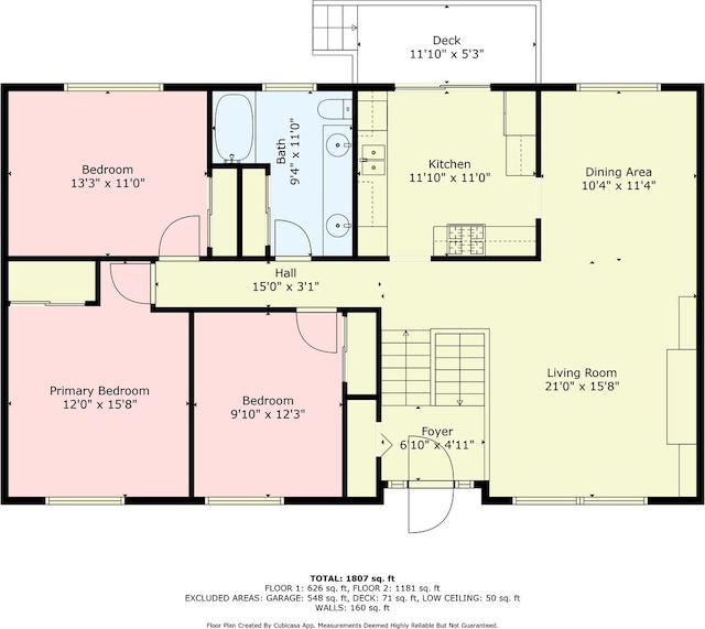 625 N Dupage Ave, Addison, IL 60101 - floor plan / room layout