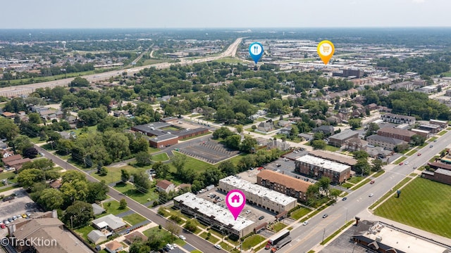 9105 S Roberts Rd Unit 1A, Hickory Hills, IL 60457 - aerial view